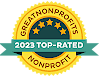 official GreatNonprofits badge, saying 